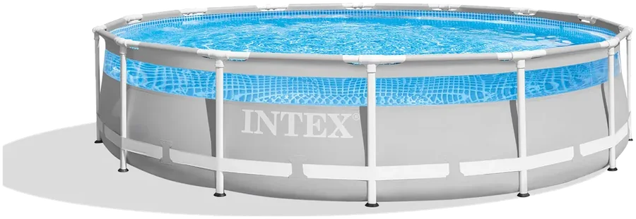 INTEX Prism Frame™ Clearview kerek medence panoráma ablakkal